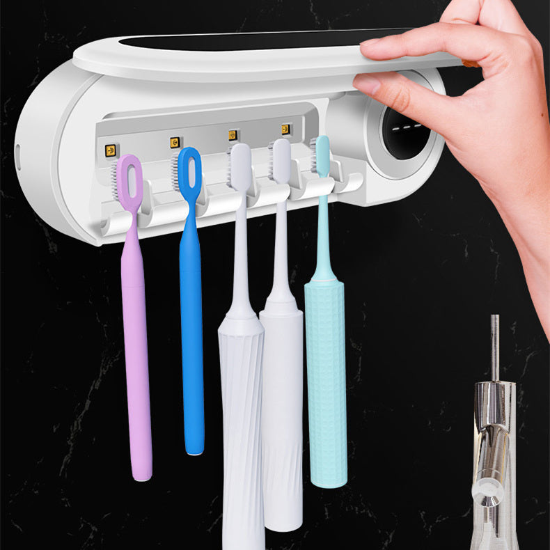 Toothbrush Holder & Smart UV Sterilizer for Bathroom
